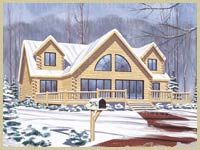 Alpine Log Home